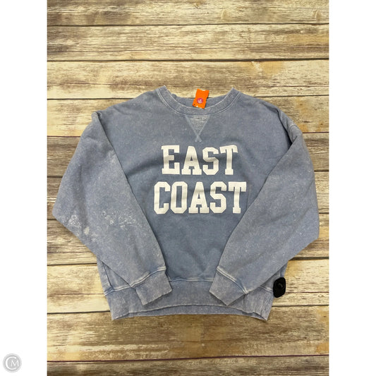 Sweatshirt Crewneck By American Eagle In Blue, Size: Xs