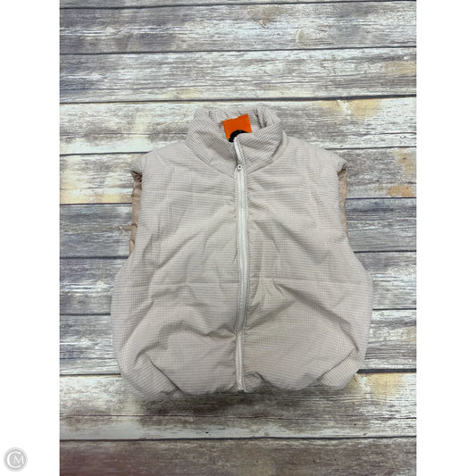 Vest Puffer & Quilted By Shein In Beige, Size: L
