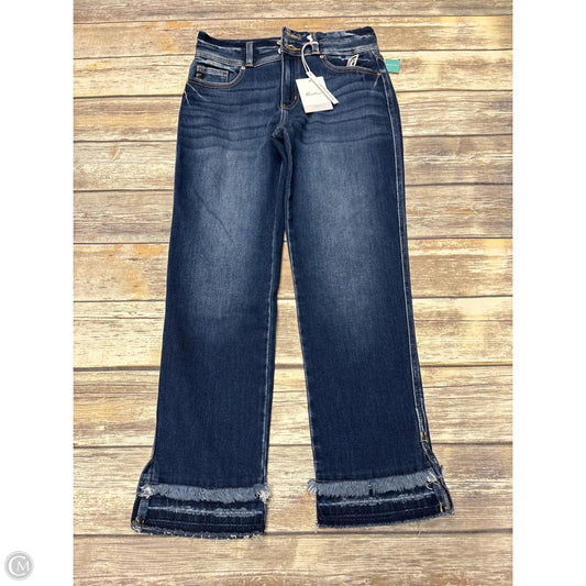 Jeans Straight By Kancan In Blue Denim, Size: 4