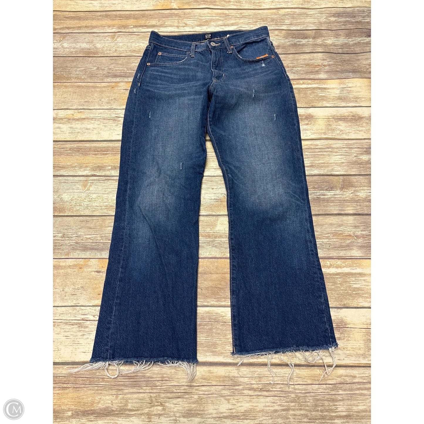 Jeans Flared By Gap In Blue Denim, Size: 4