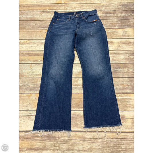 Jeans Flared By Gap In Blue Denim, Size: 4