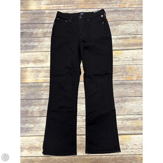 Jeans Flared By J. Crew In Black Denim, Size: 2