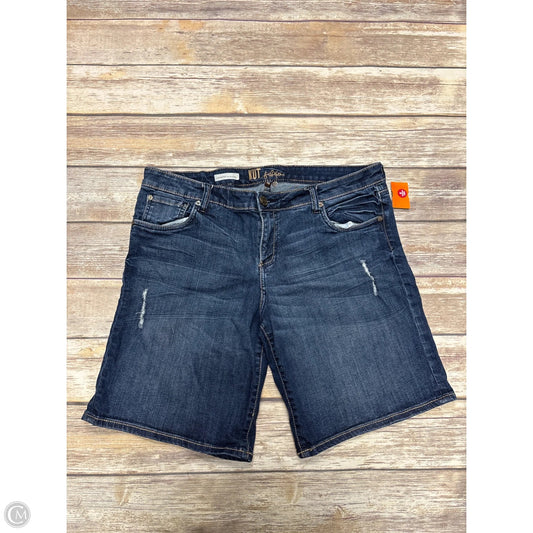 Shorts By Kut In Blue Denim, Size: 14