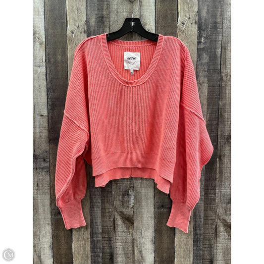 Sweater By Aerie In Orange, Size: L