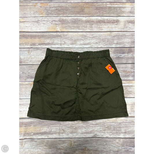 Skirt Mini & Short By Loft In Green, Size: L