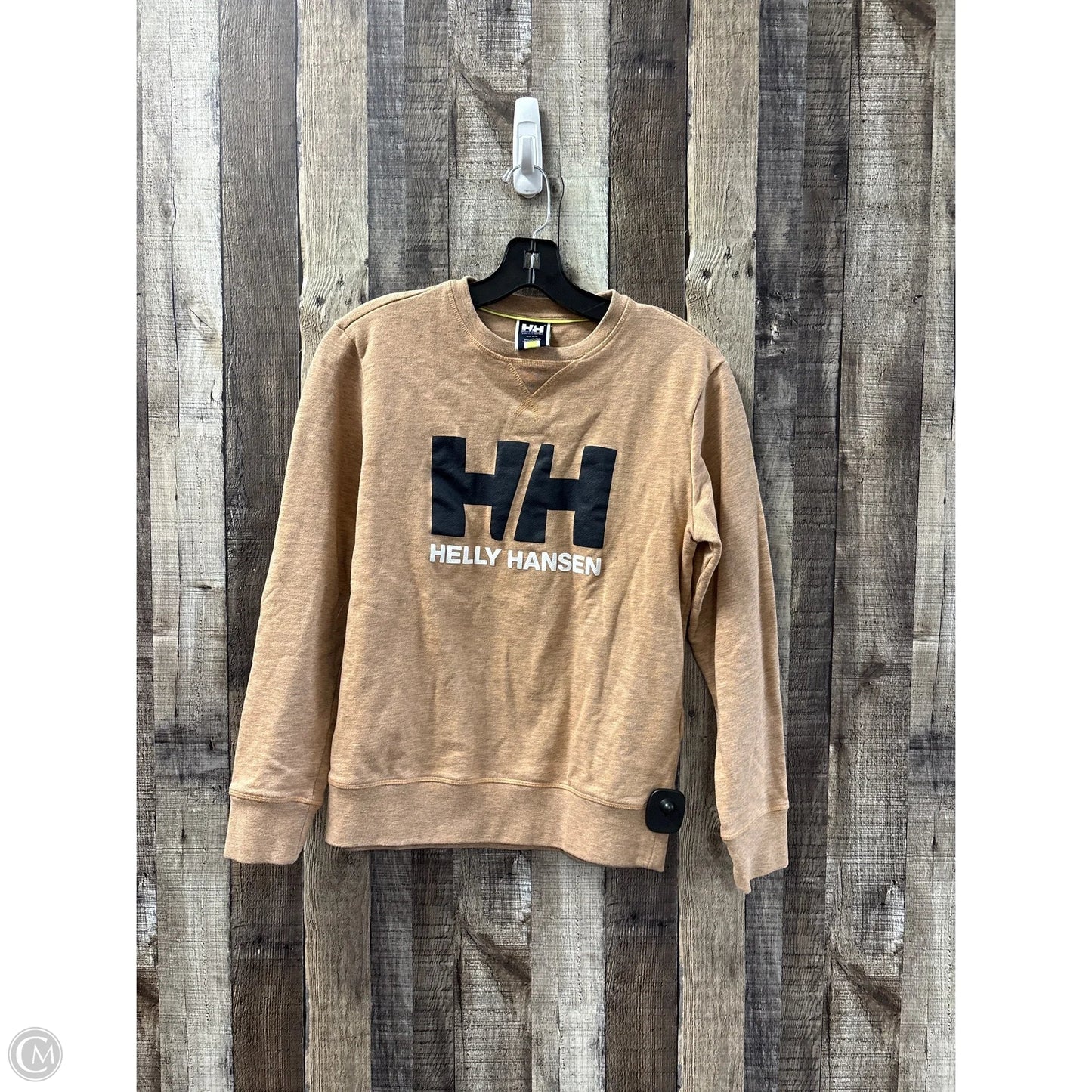 Sweatshirt Crewneck By Helly Hansen In Tan, Size: M