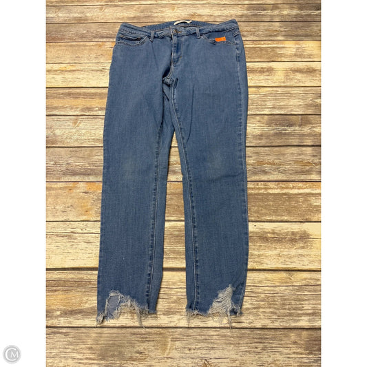 Jeans Skinny By Levis In Blue Denim, Size: 14