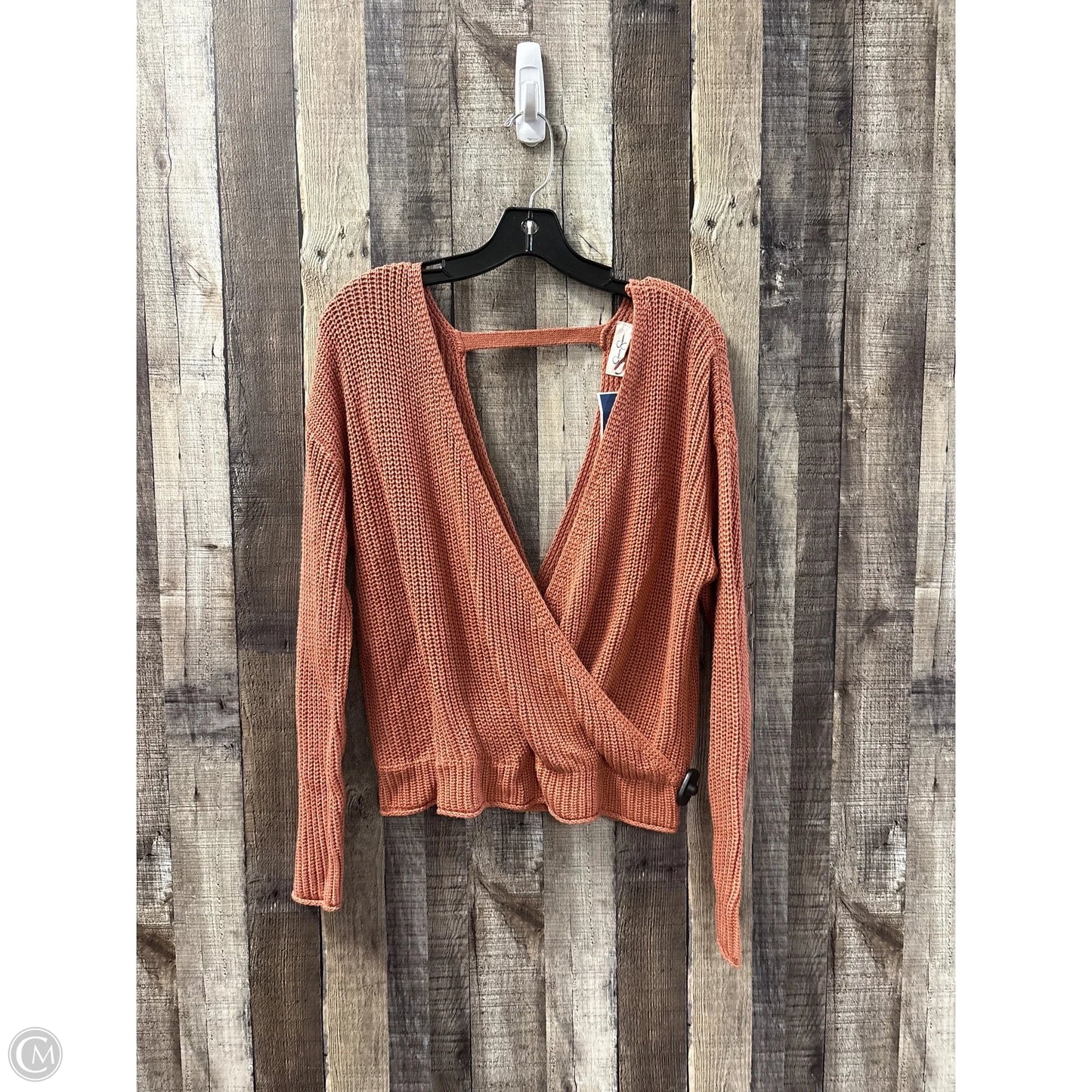 Sweater By Jessica Simpson In Orange, Size: S