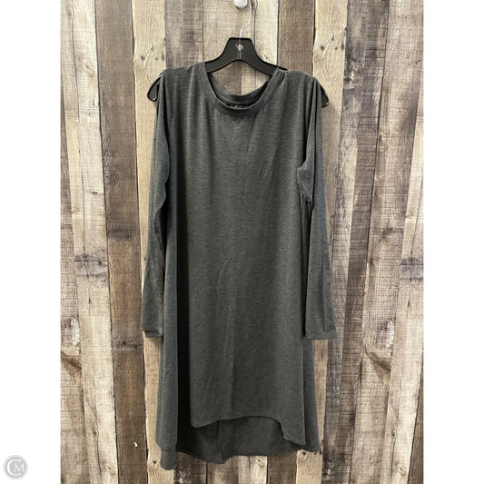 Dress Casual Midi By Mossimo In Grey, Size: Xl
