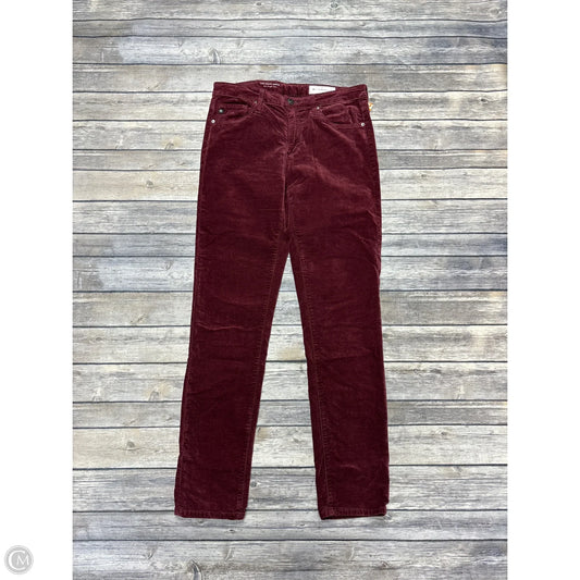 Pants Corduroy By Anthropologie In Maroon, Size: 2