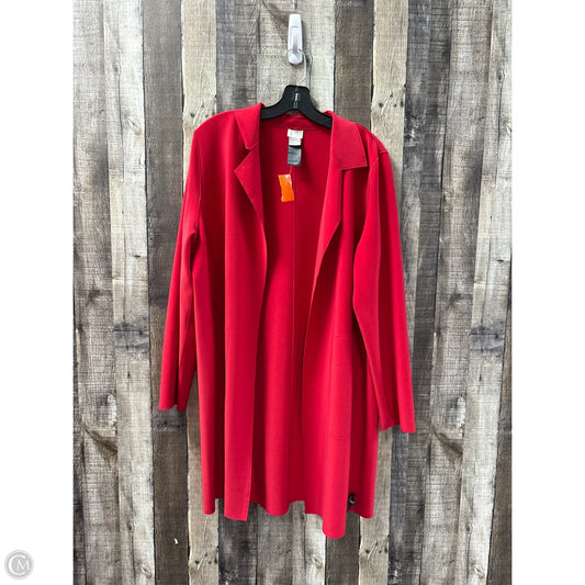 Cardigan By Chicos In Red, Size: L
