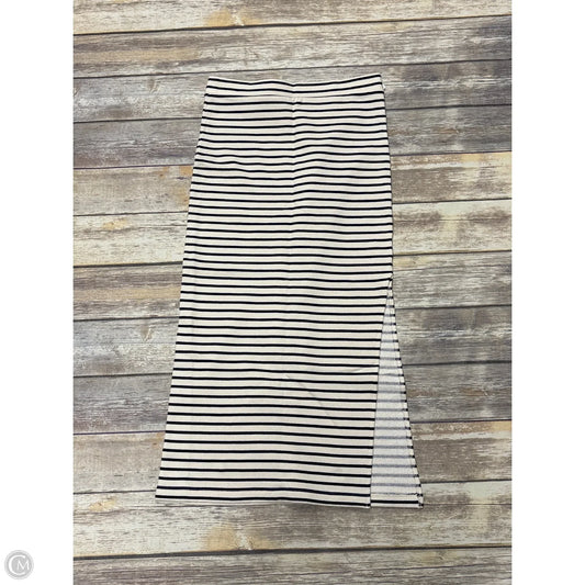 Skirt Maxi By Splendid In Striped Pattern, Size: M