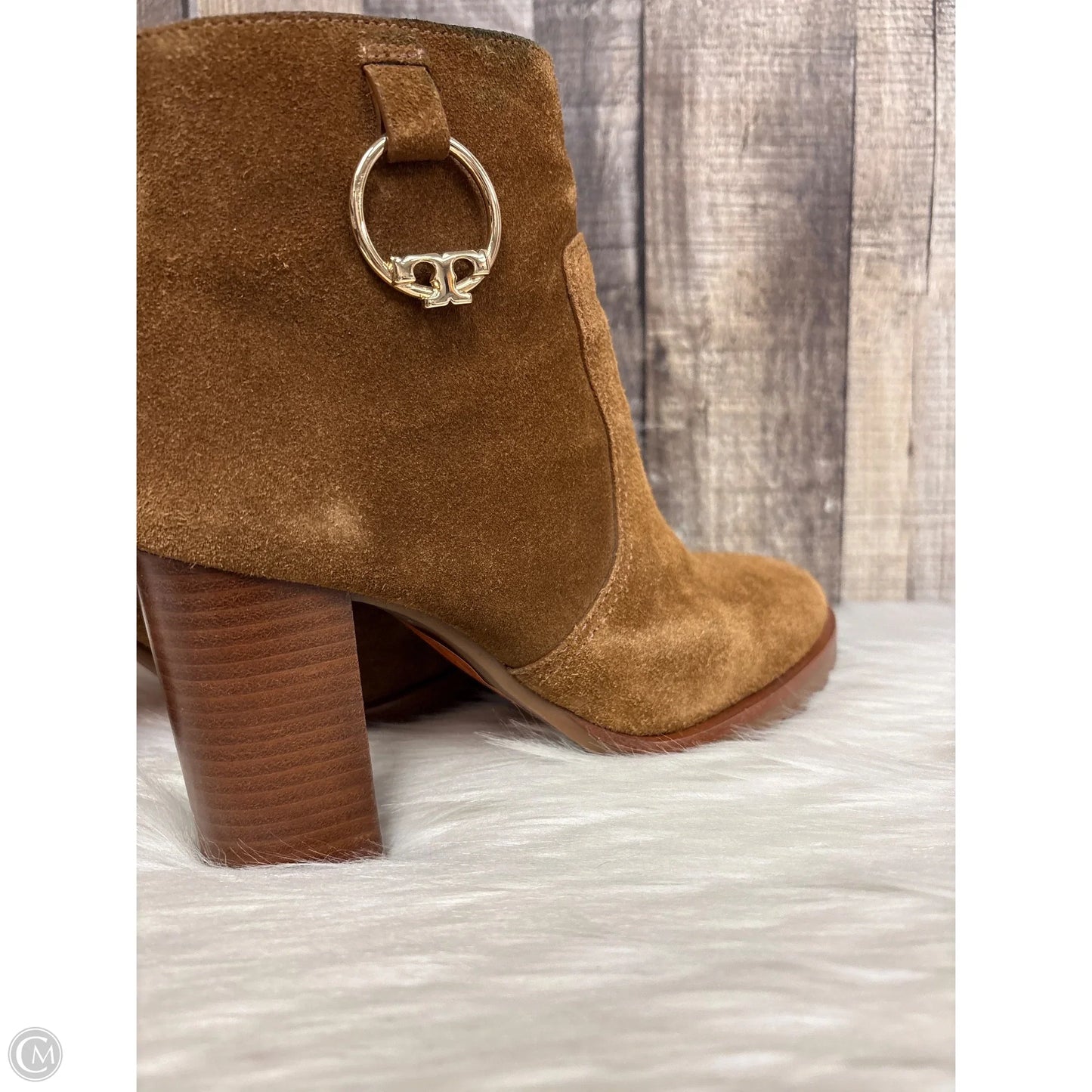 Boots Designer By Tory Burch In Brown, Size: 6