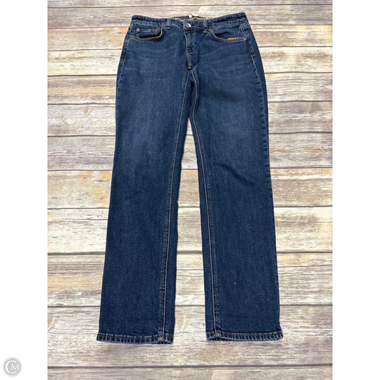 Jeans Straight By Rag And Bone In Blue Denim, Size: 2