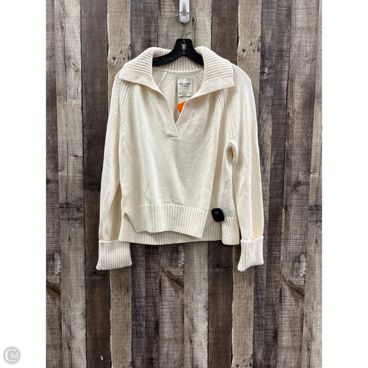 Sweater By Abercrombie And Fitch In Ivory, Size: S