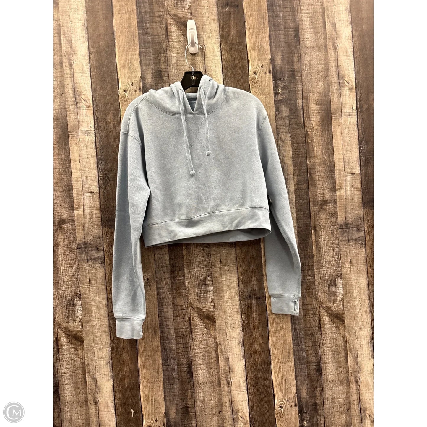 Sweatshirt Hoodie By Cme In Blue, Size: M