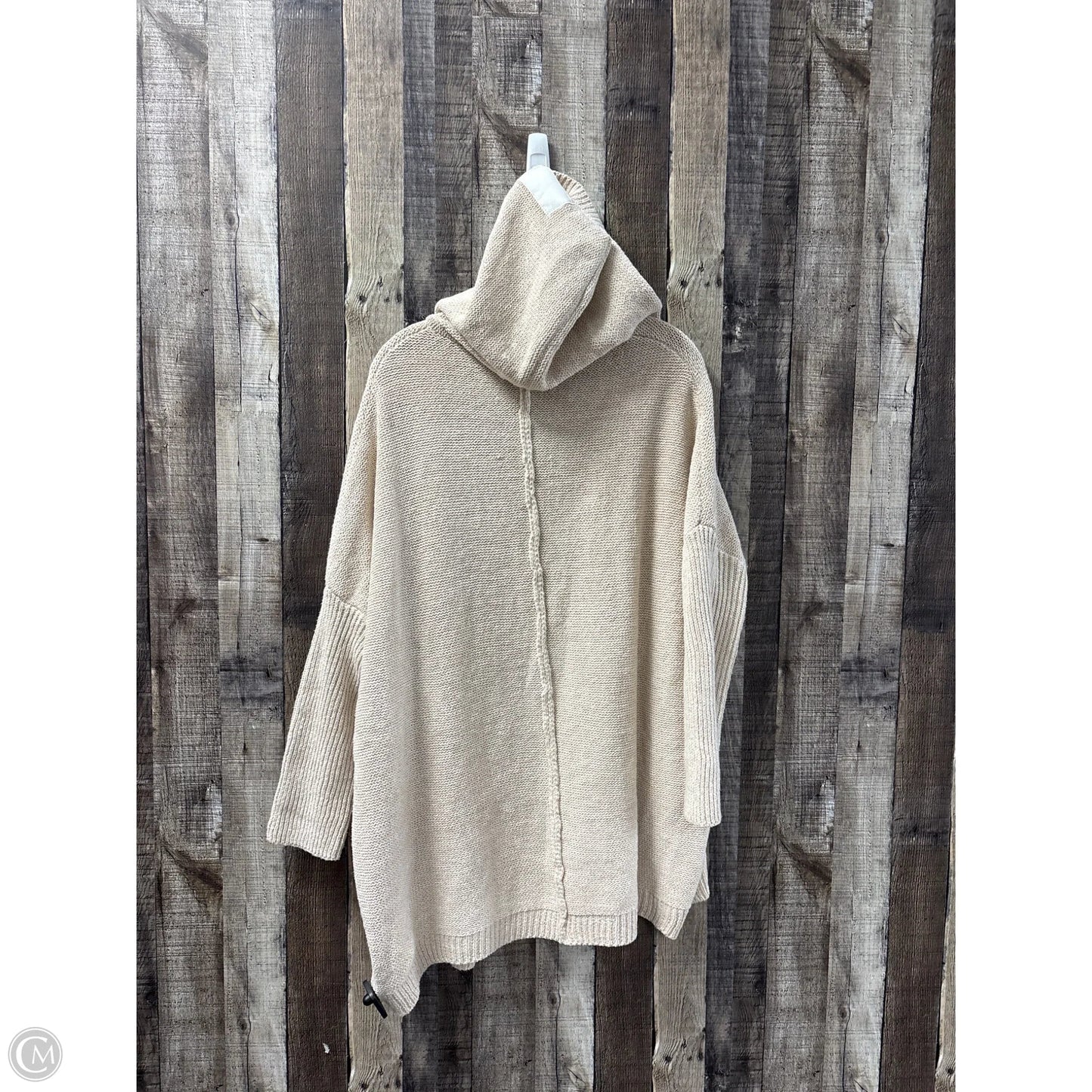 Sweater Cardigan By Cme In Cream, Size: M