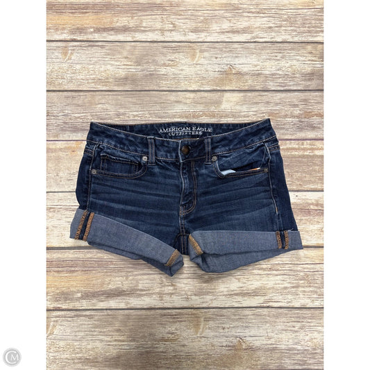 Shorts By American Eagle In Blue Denim, Size: 6