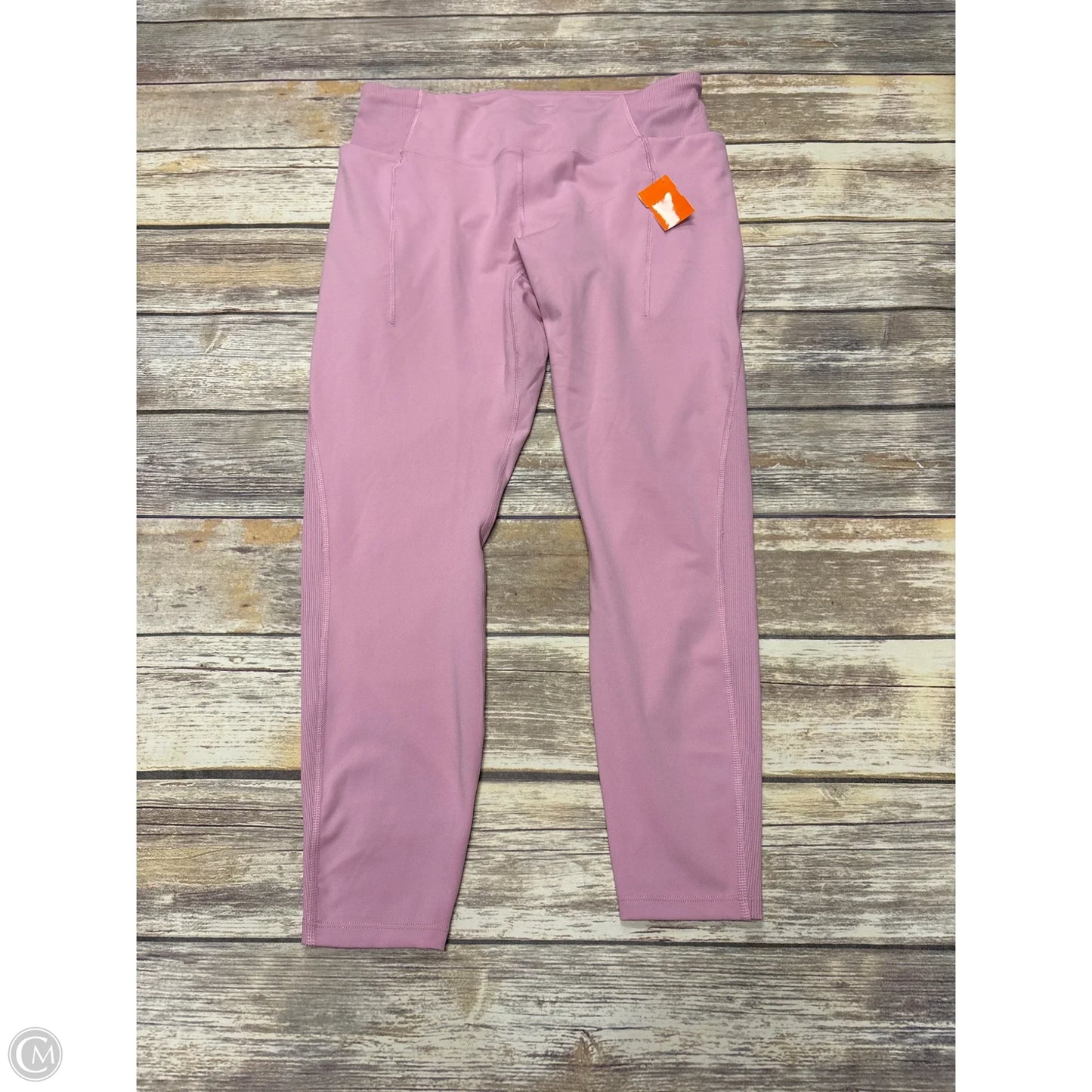 Athletic Leggings By Avia In Pink, Size: L