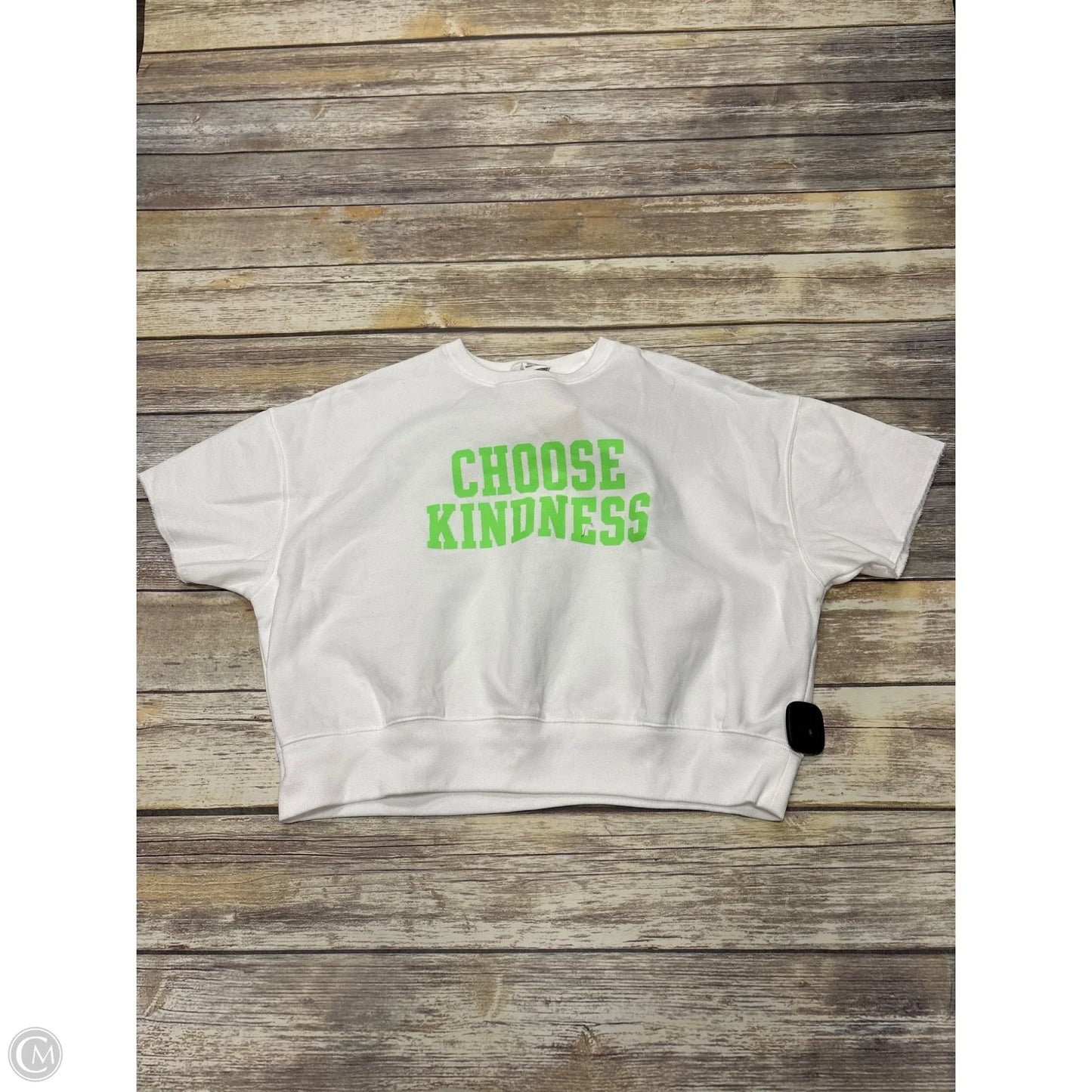 Sweatshirt Crewneck By Pink In White, Size: S