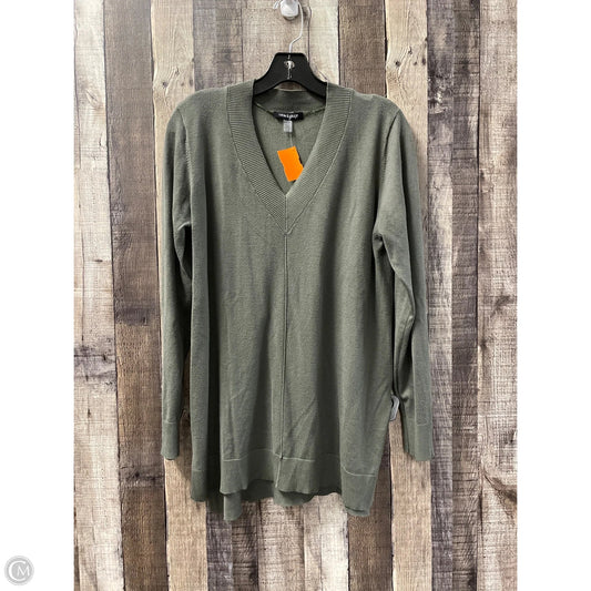 Sweater By Cable And Gauge In Green, Size: Xl