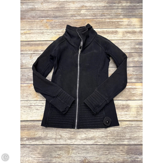 Athletic Jacket By Lululemon In Black, Size: 4