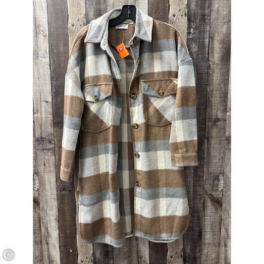 Coat Other By Evereve In Plaid Pattern, Size: Xs