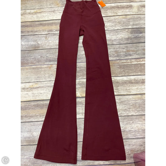 Athletic Pants By Lululemon In Maroon, Size: 2