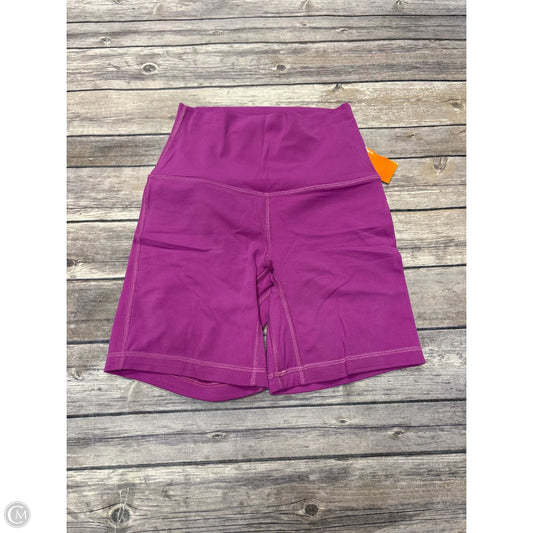 Athletic Shorts By Lululemon In Pink, Size: 2