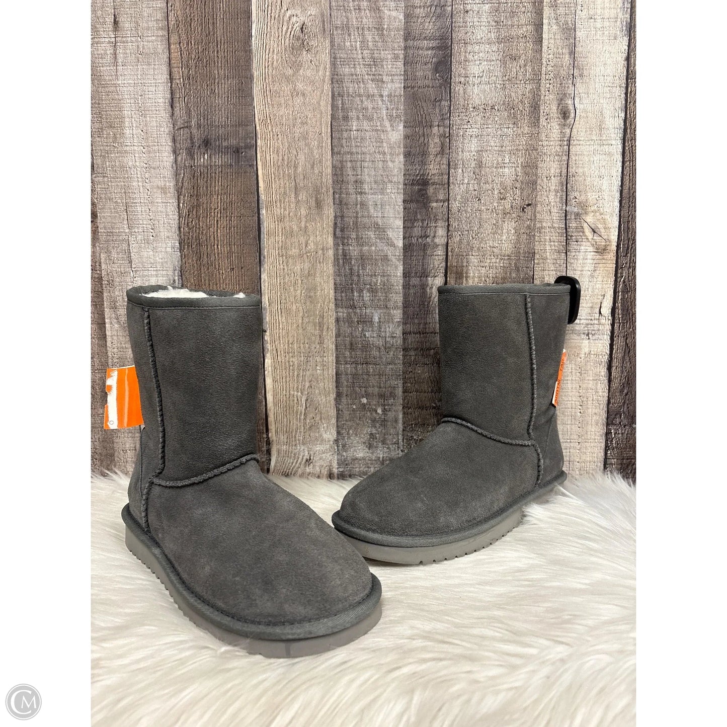 Boots Ankle Flats By Koolaburra By Ugg In Grey, Size: 6