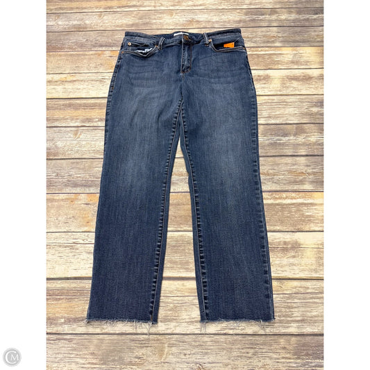 Jeans Straight By Sts Blue In Blue Denim, Size: 14