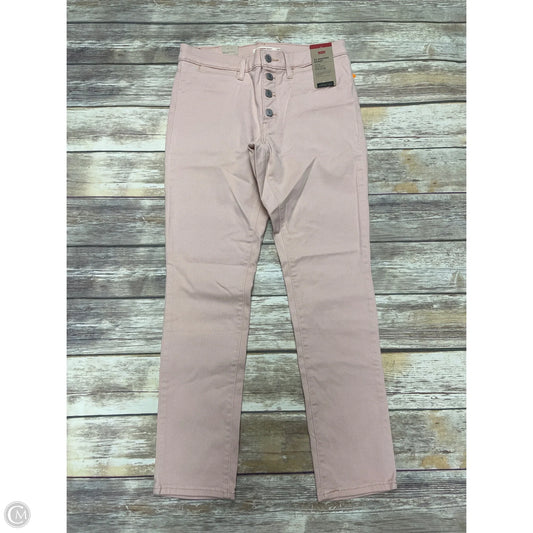 Jeans Skinny By Levis In Pink, Size: 10