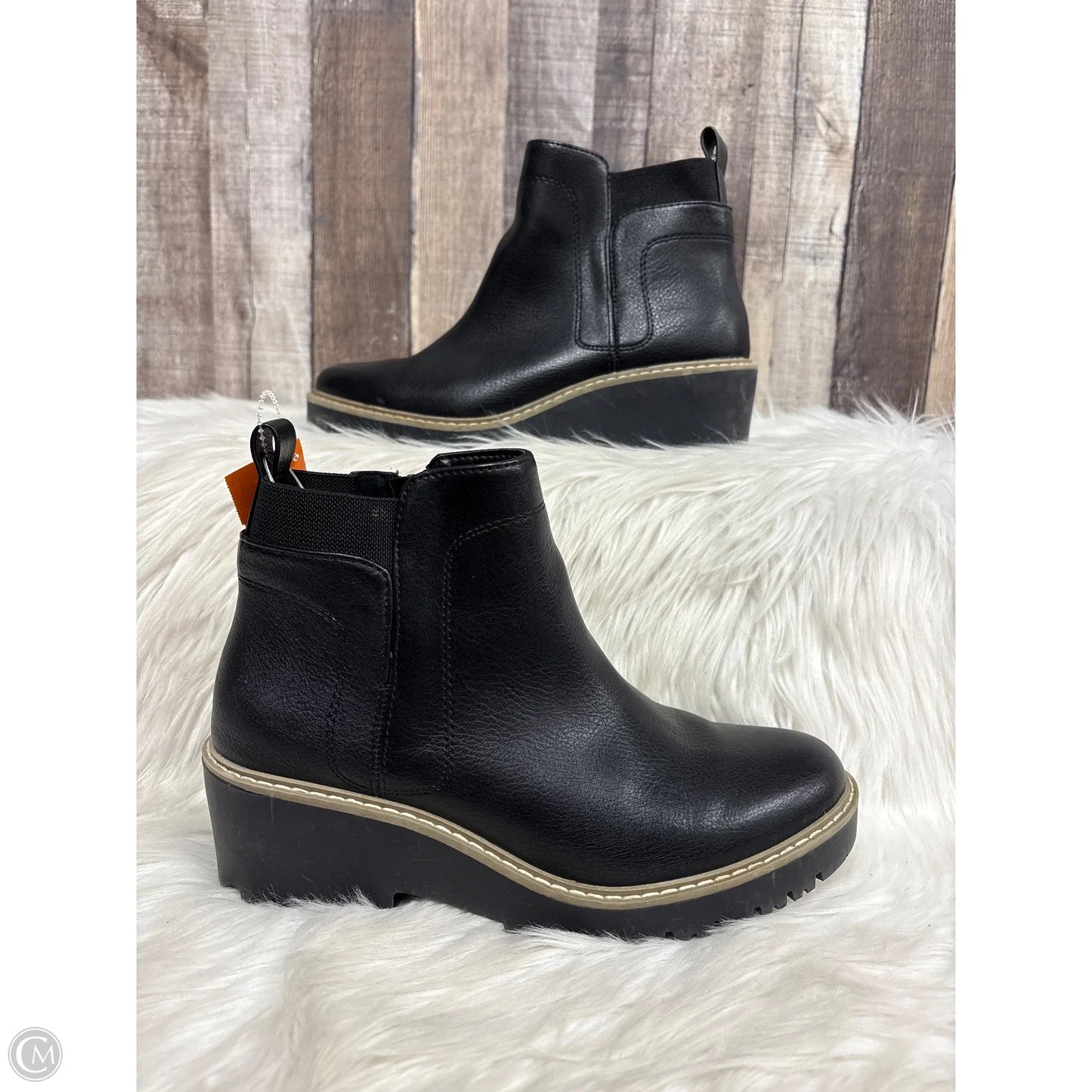 Boots Ankle Heels By Sonoma In Black, Size: 8