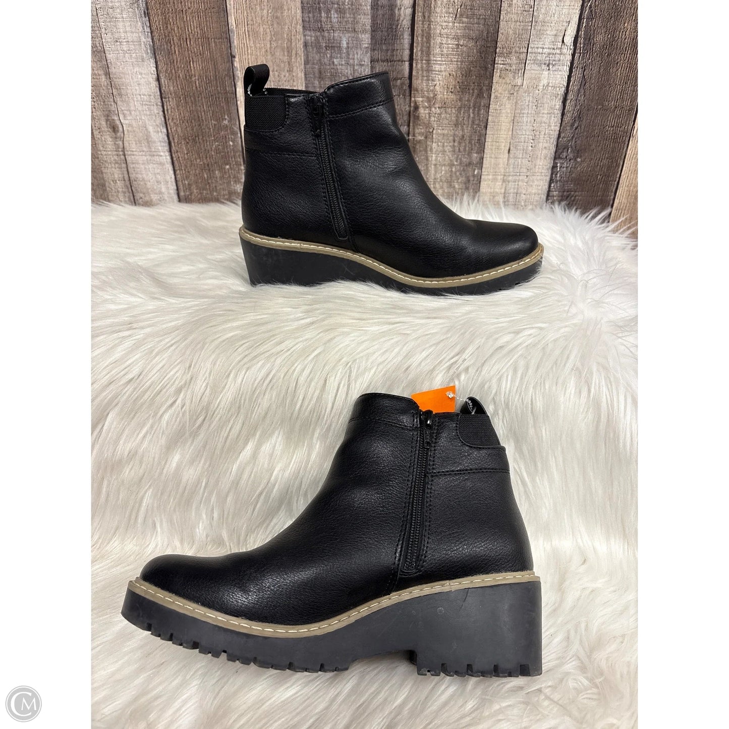 Boots Ankle Heels By Sonoma In Black, Size: 8