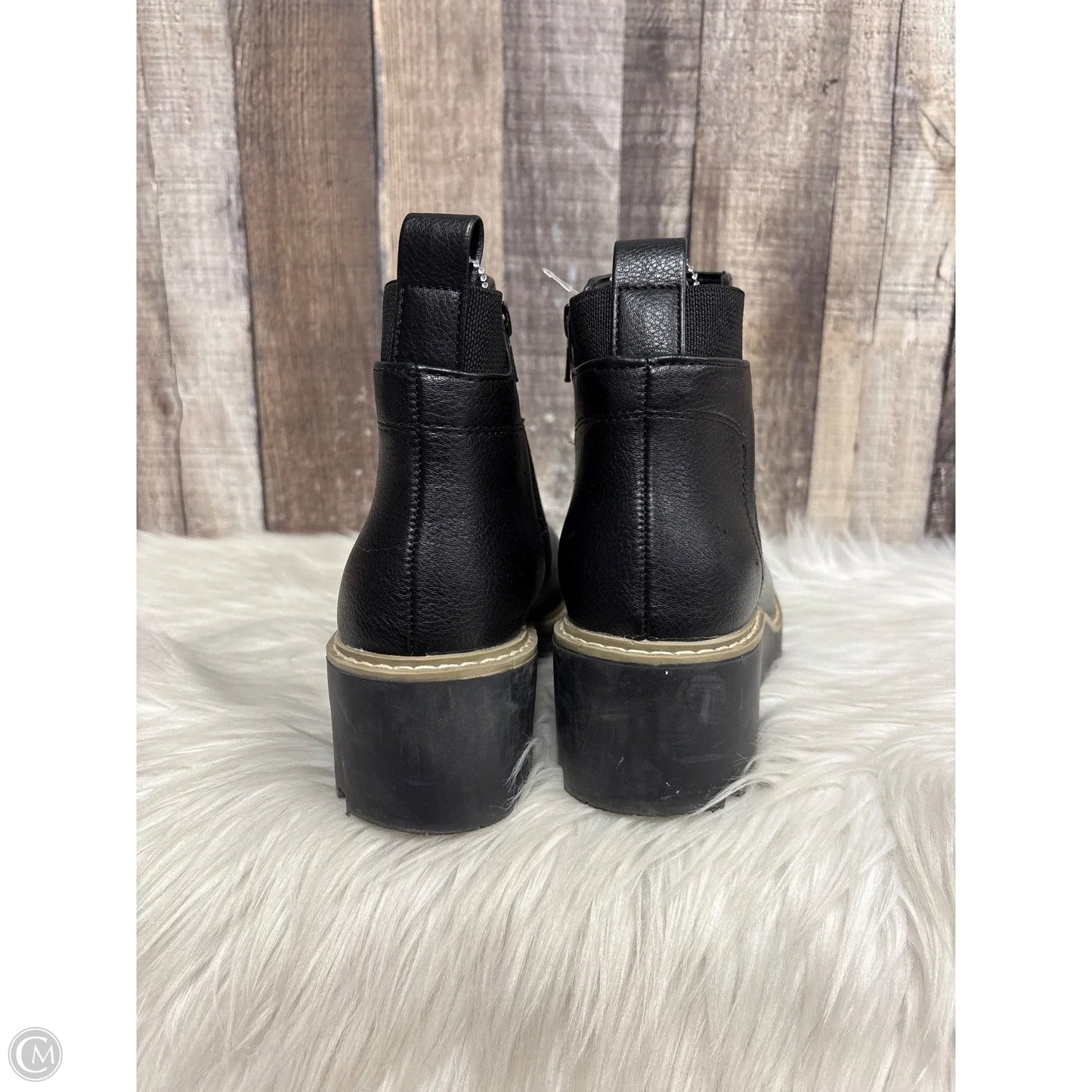 Boots Ankle Heels By Sonoma In Black, Size: 8