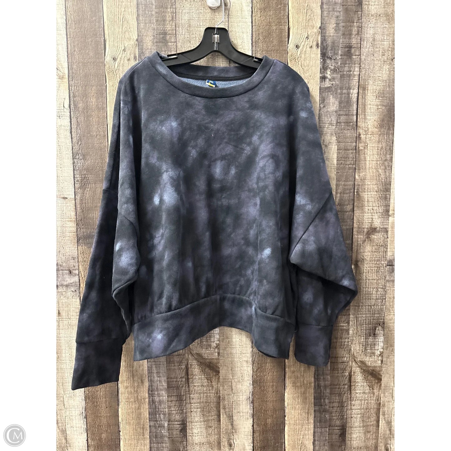 Sweatshirt Crewneck By Old Navy In Tie Dye Print, Size: 3x