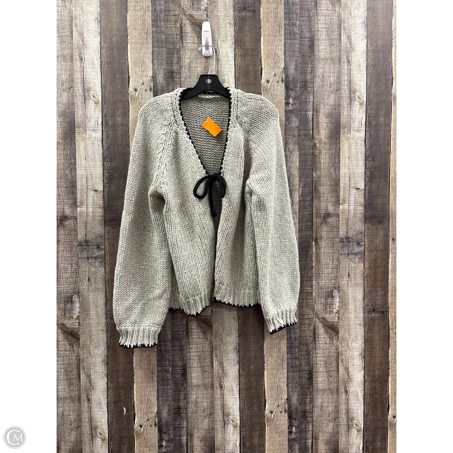 Sweater Cardigan By Shein In Green, Size: 3x