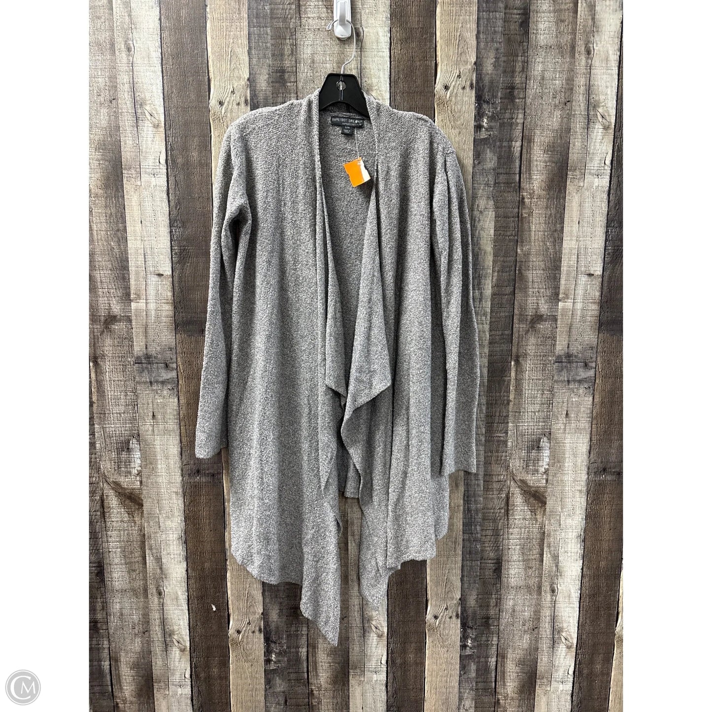 Sweater Cardigan By Barefoot Dreams In Grey, Size: M