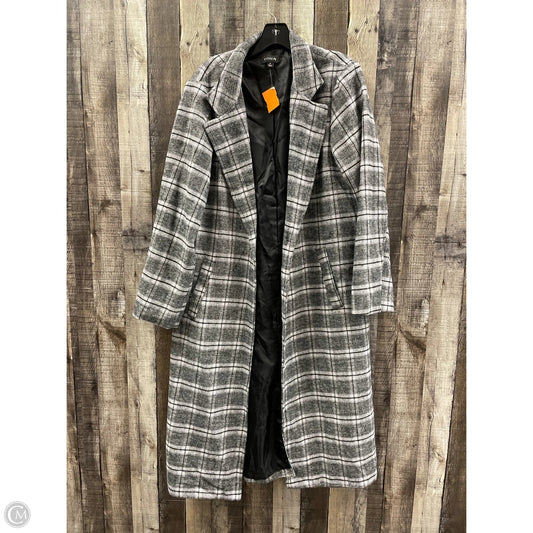 Coat Other By Evereve In Plaid Pattern, Size: M