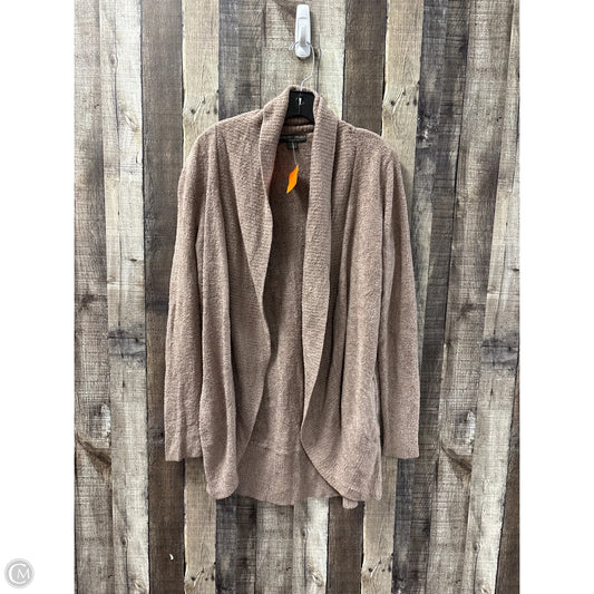 Sweater Cardigan By Barefoot Dreams In Brown, Size: M