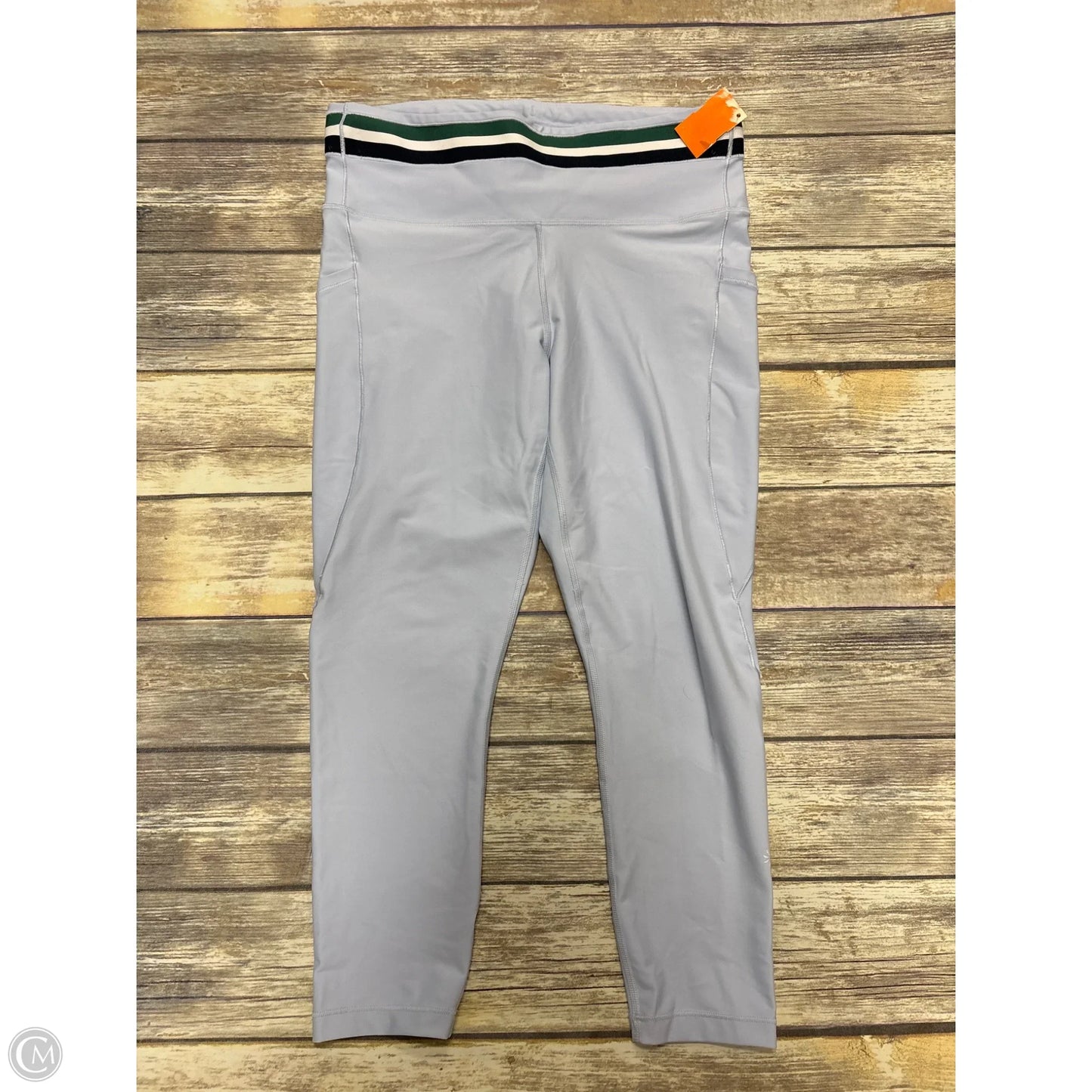 Athletic Leggings By Athleta In Blue, Size: L