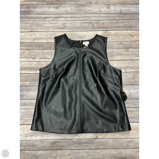 Top Sleeveless By J. Crew In Black, Size: M