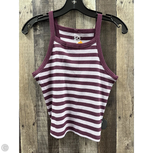 Top Sleeveless By So In Purple, Size: L