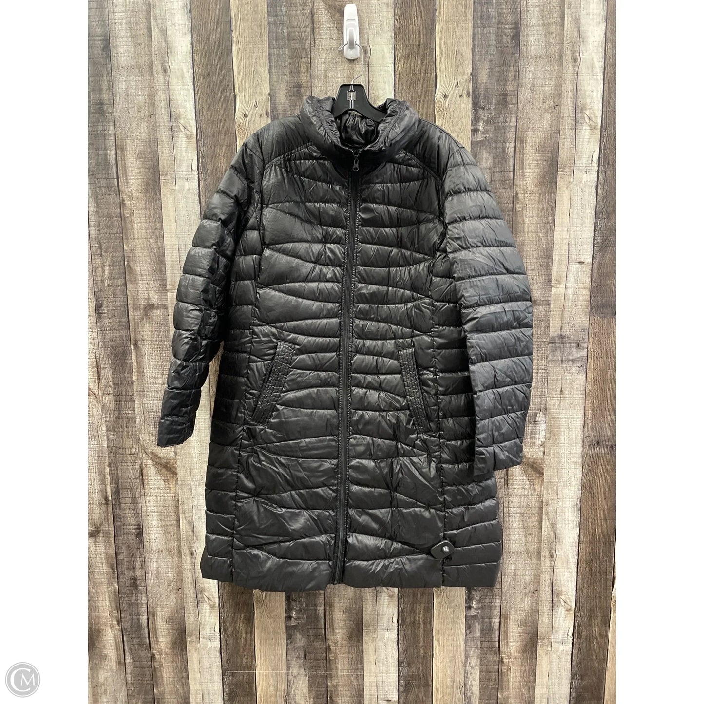 Coat Puffer & Quilted By Ana In Black, Size: 2x