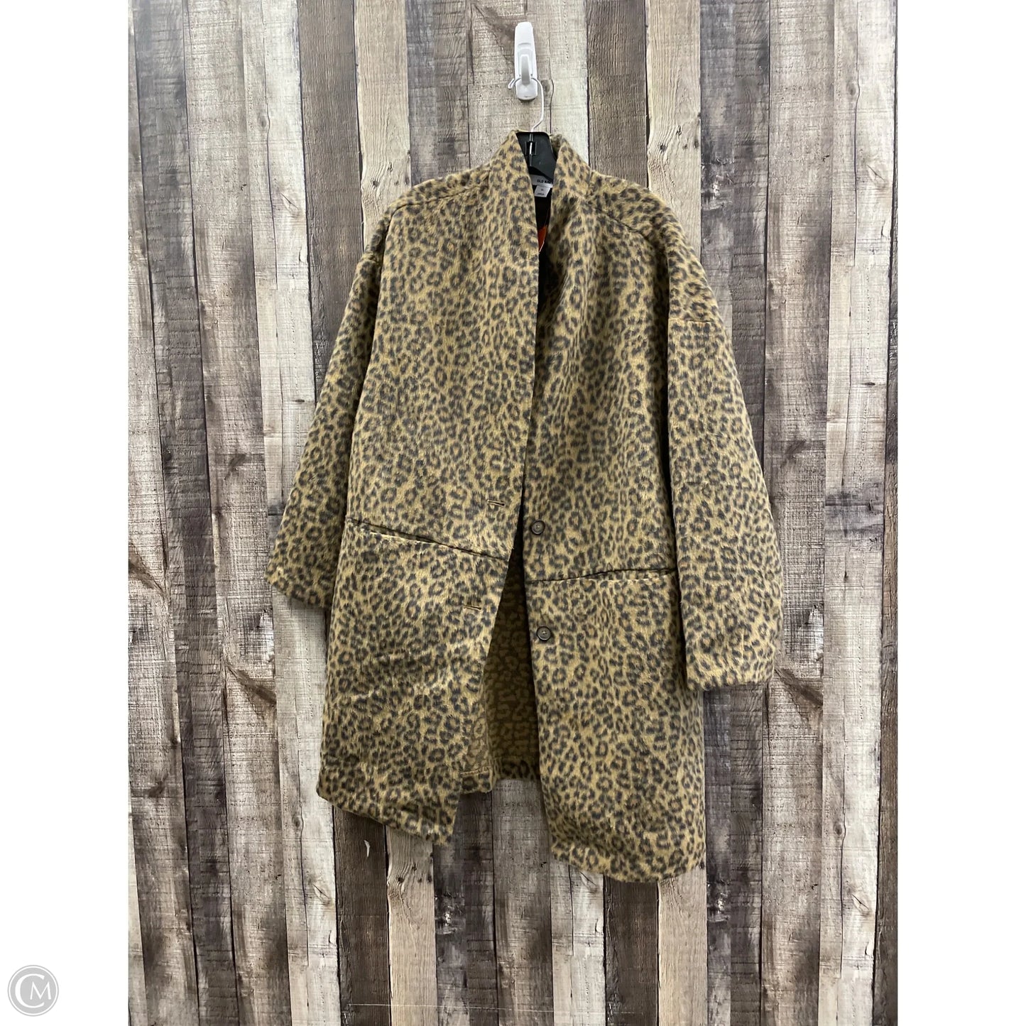 Coat Faux Fur & Sherpa By Old Navy In Animal Print, Size: Xl