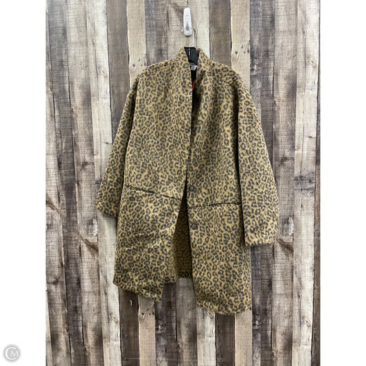 Coat Faux Fur & Sherpa By Old Navy In Animal Print, Size: Xl
