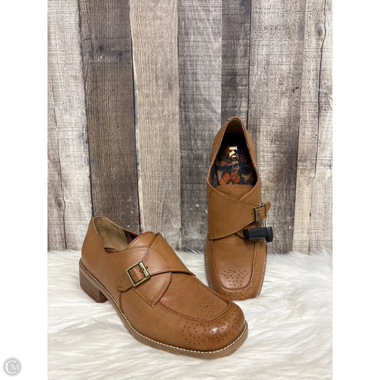 Shoes Heels Block By Korks In Brown, Size: 8