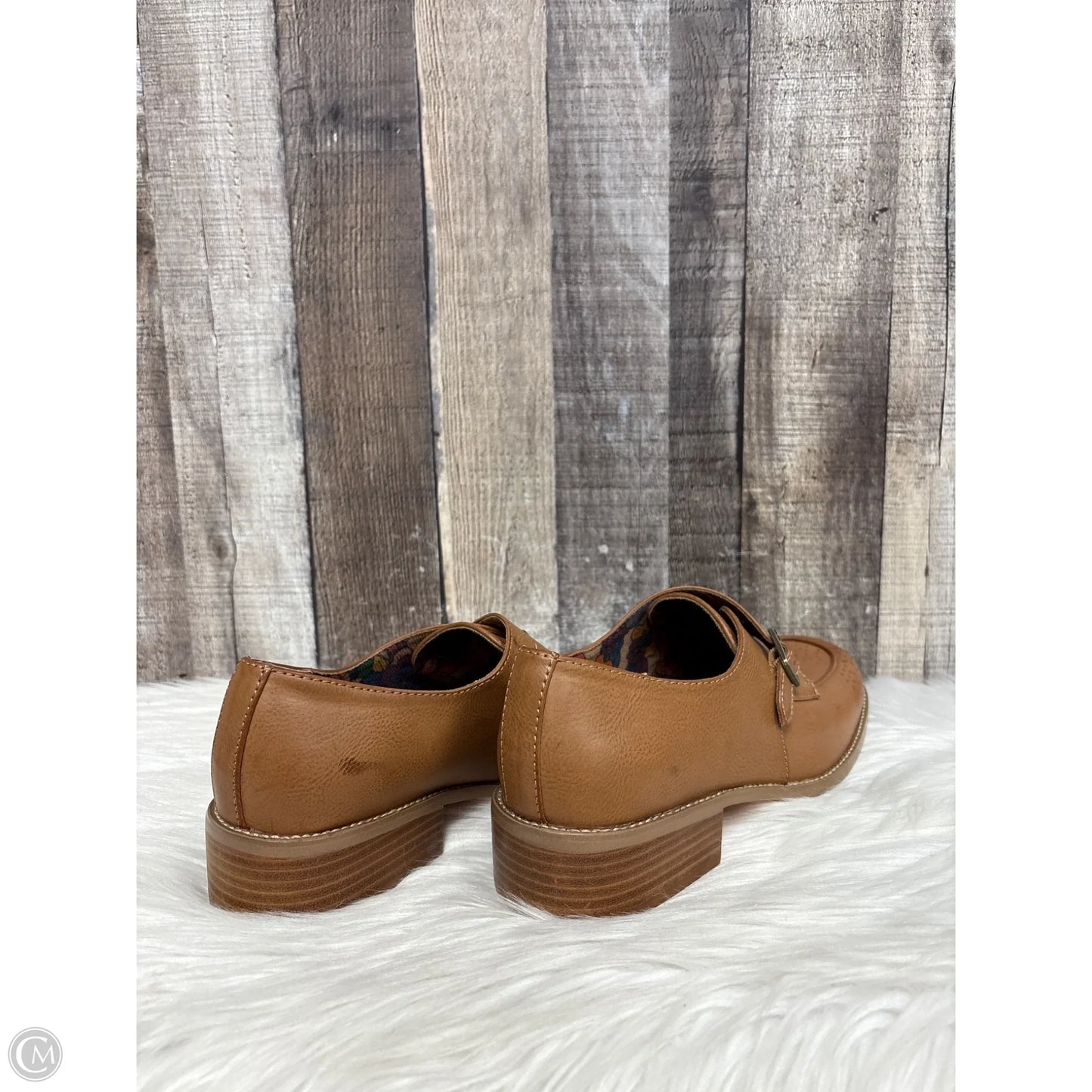 Shoes Heels Block By Korks In Brown, Size: 8