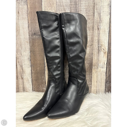 Boots Knee Heels By French Connection In Black, Size: 9