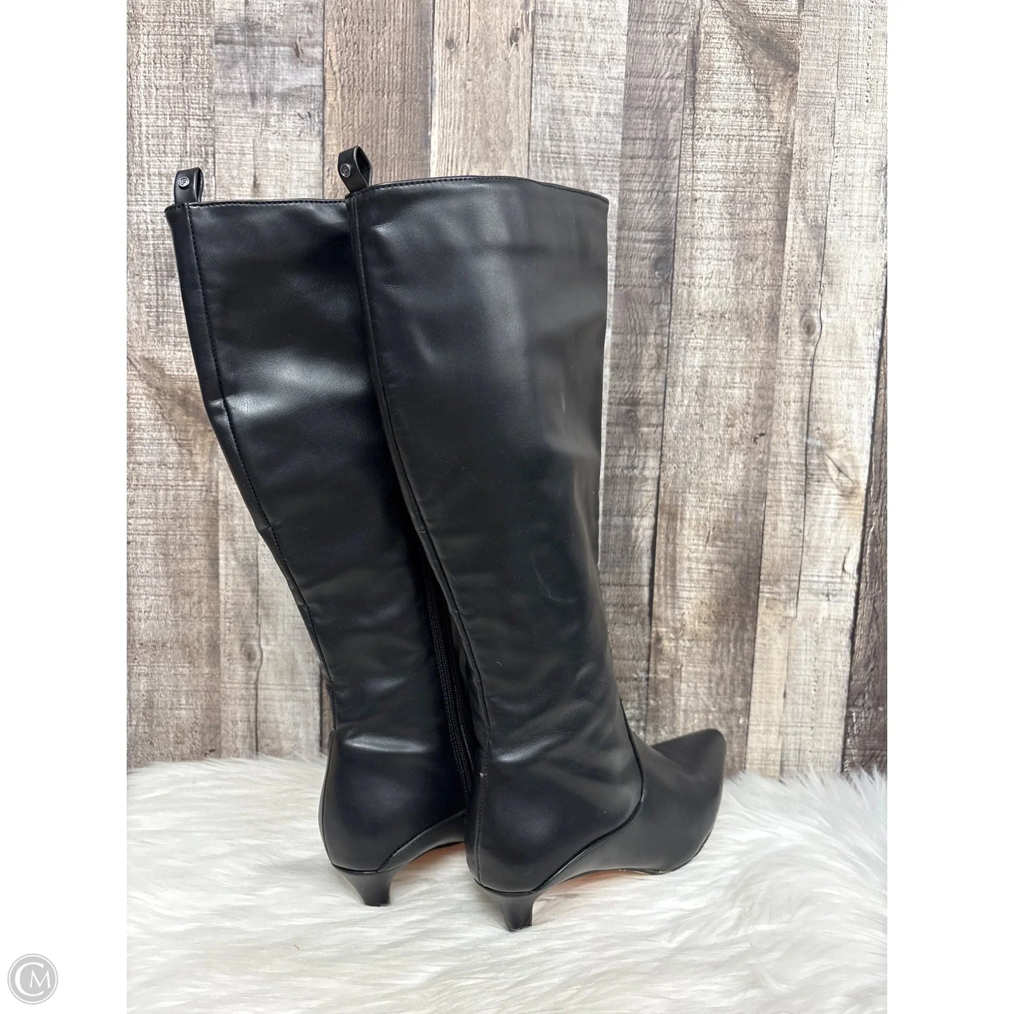 Boots Knee Heels By French Connection In Black, Size: 9